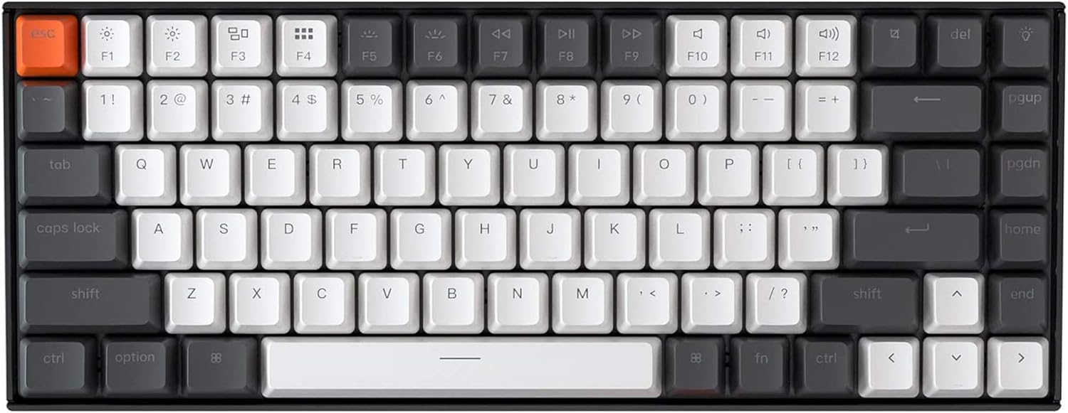 Keychron K2 Version 2（US配列・茶軸）の形状と外観が分かる商品写真