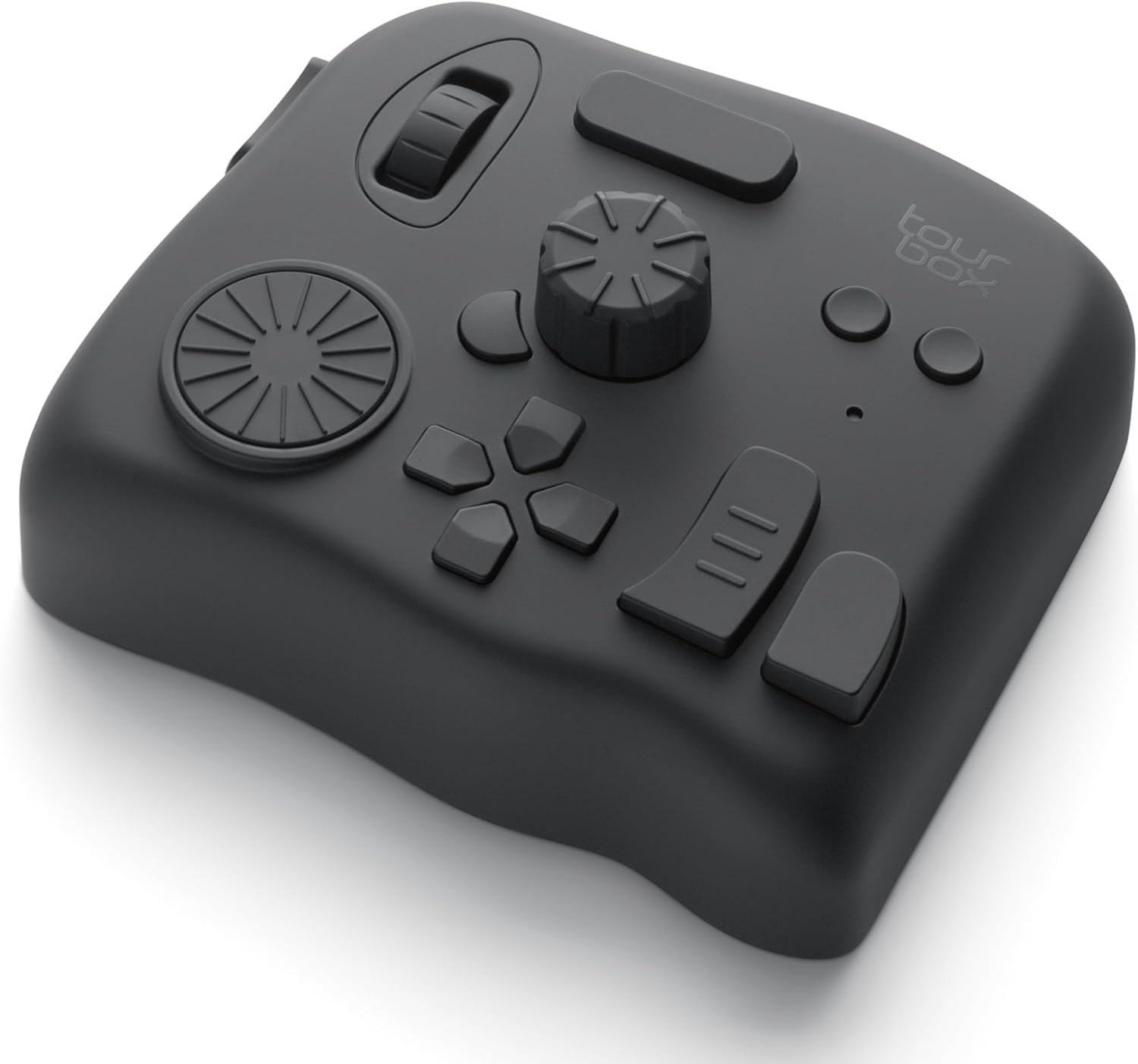 TourBox Elite（クラシックブラック）の形状と外観が分かる商品写真