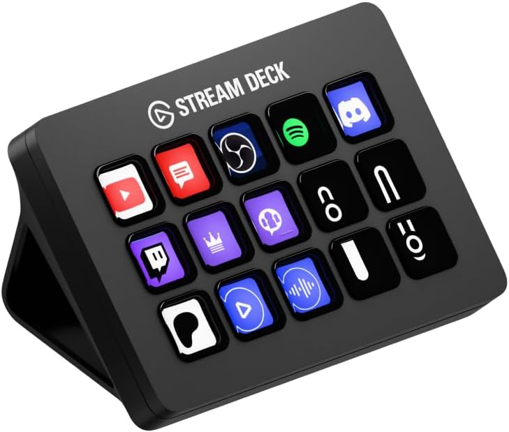 Elgato Stream Deck MK.2（15キー）の形状と外観が分かる商品写真