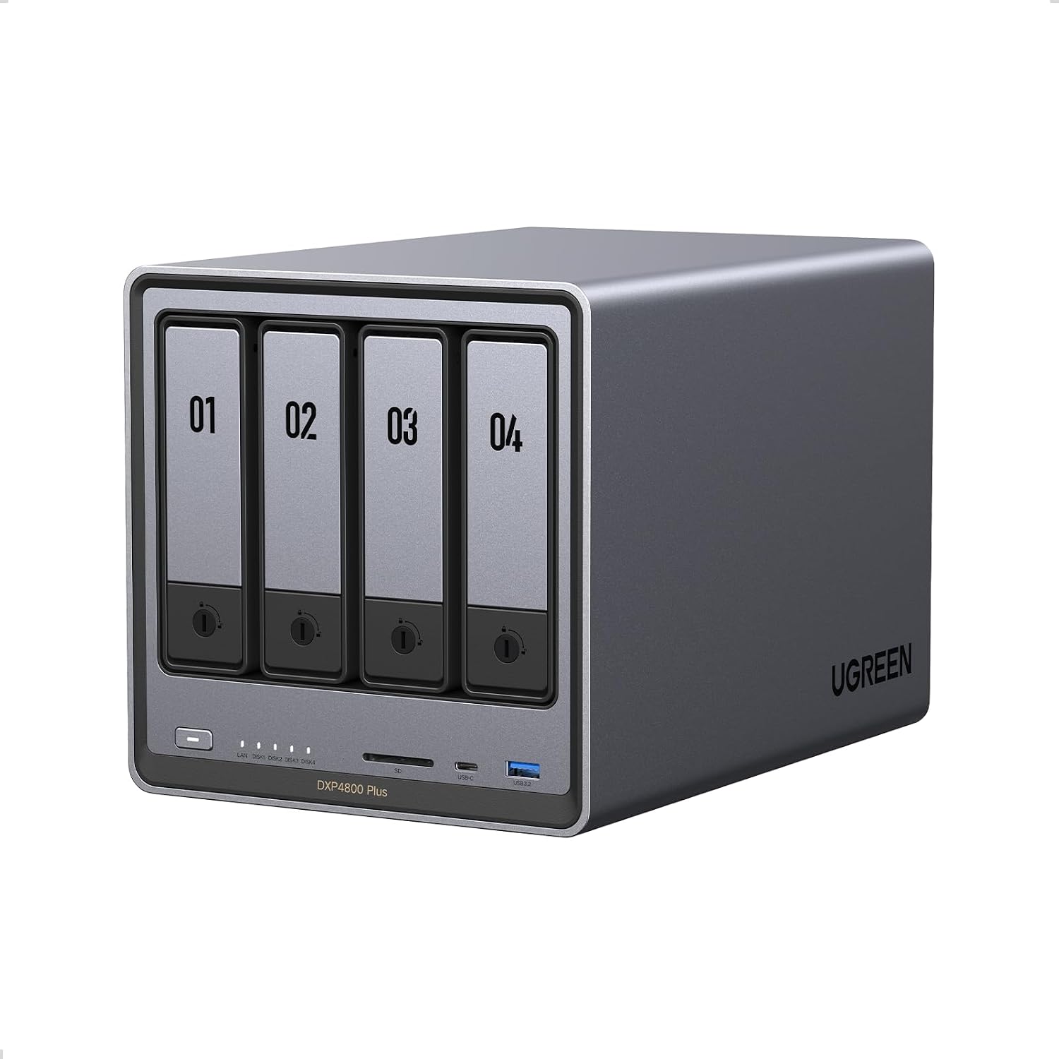 UGREEN NASync DXP4800 Plusの形状と外観が分かる商品写真