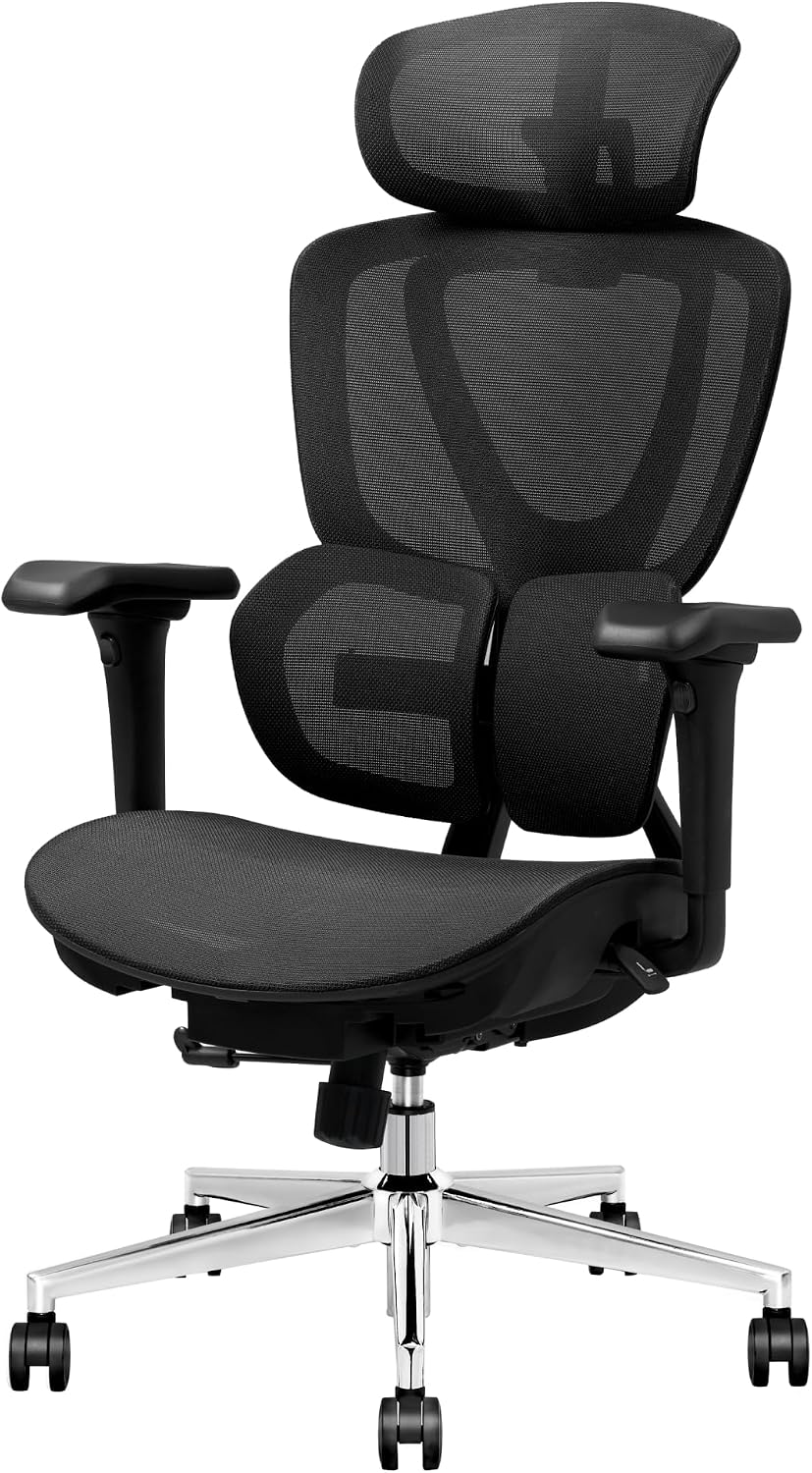 FLEXISPOT C8（ブラック）の形状と外観が分かる商品写真