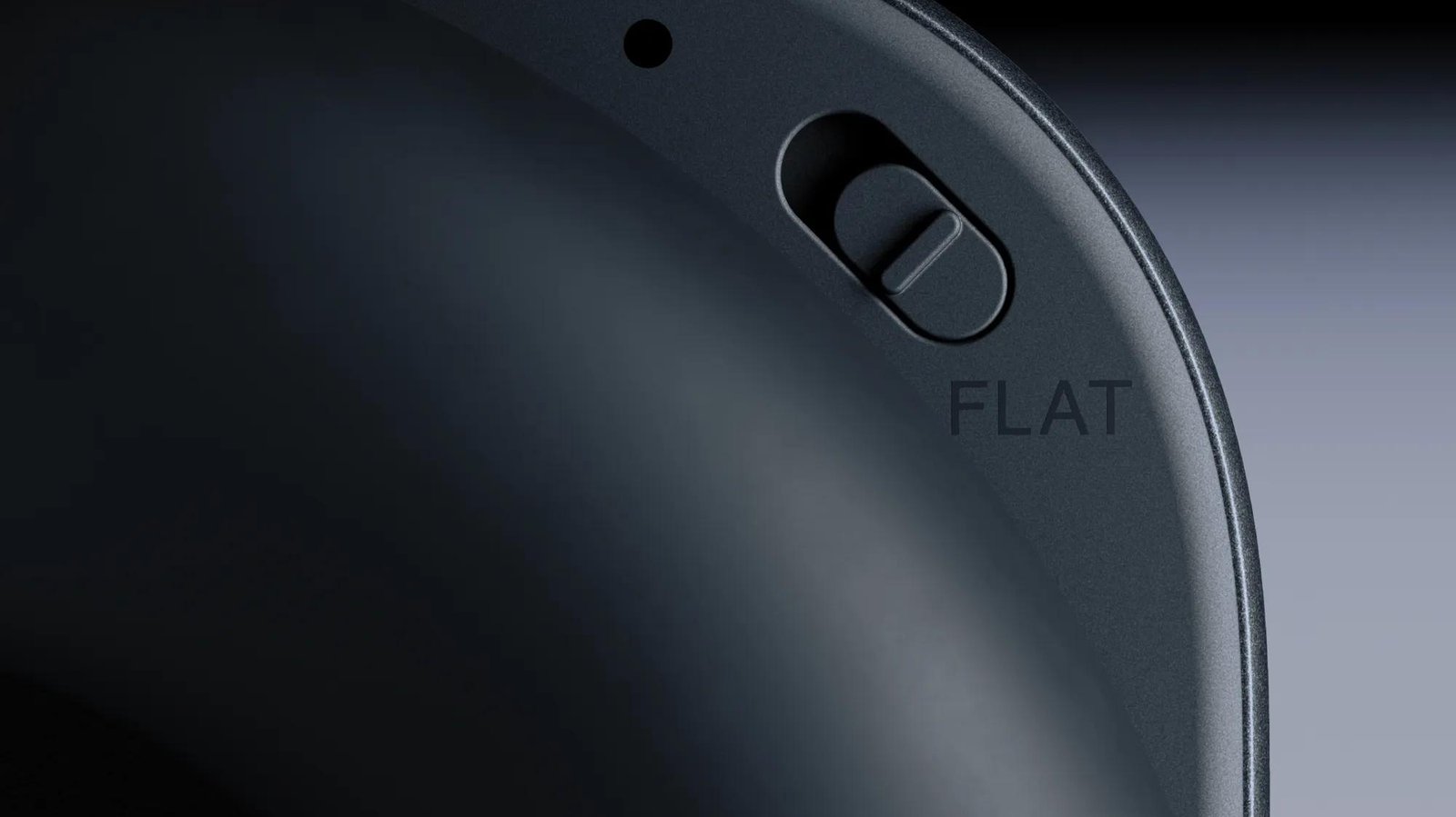 Flat EQのスイッチ部分を写した公式イメージ