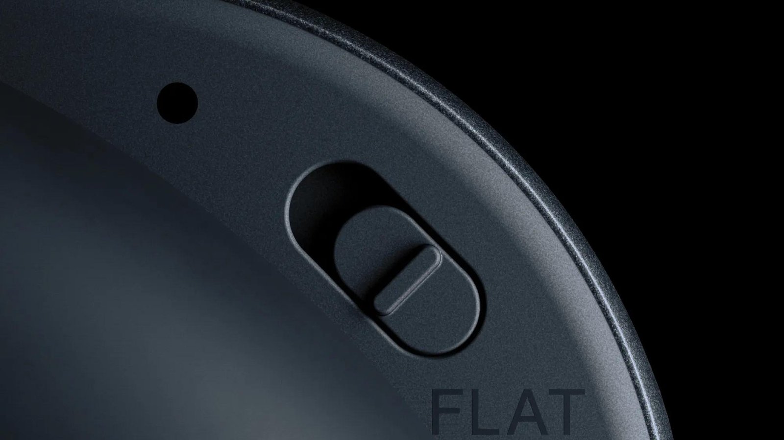 Flat EQスイッチ部分を別角度から写した公式イメージ