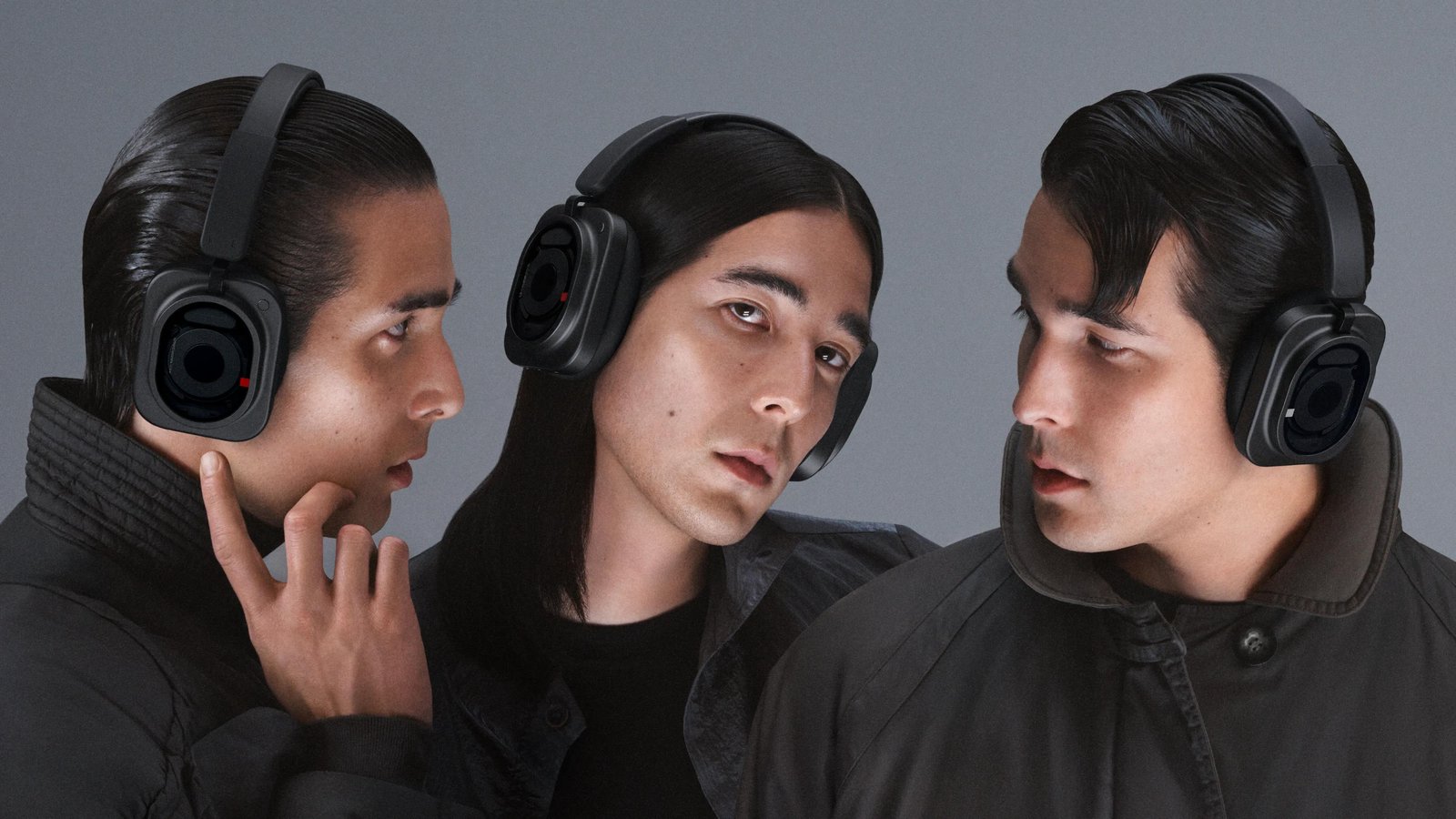 Nothing Headphone (1) Proを着けた3人の公式イメージ