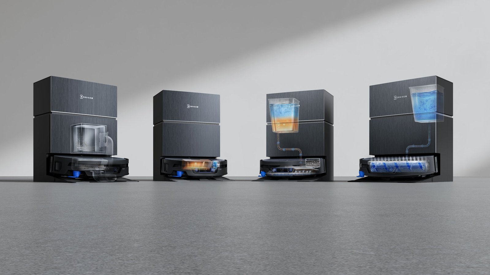 DEEBOT X12S PRO OMNIのOMNIステーションの自動メンテナンス