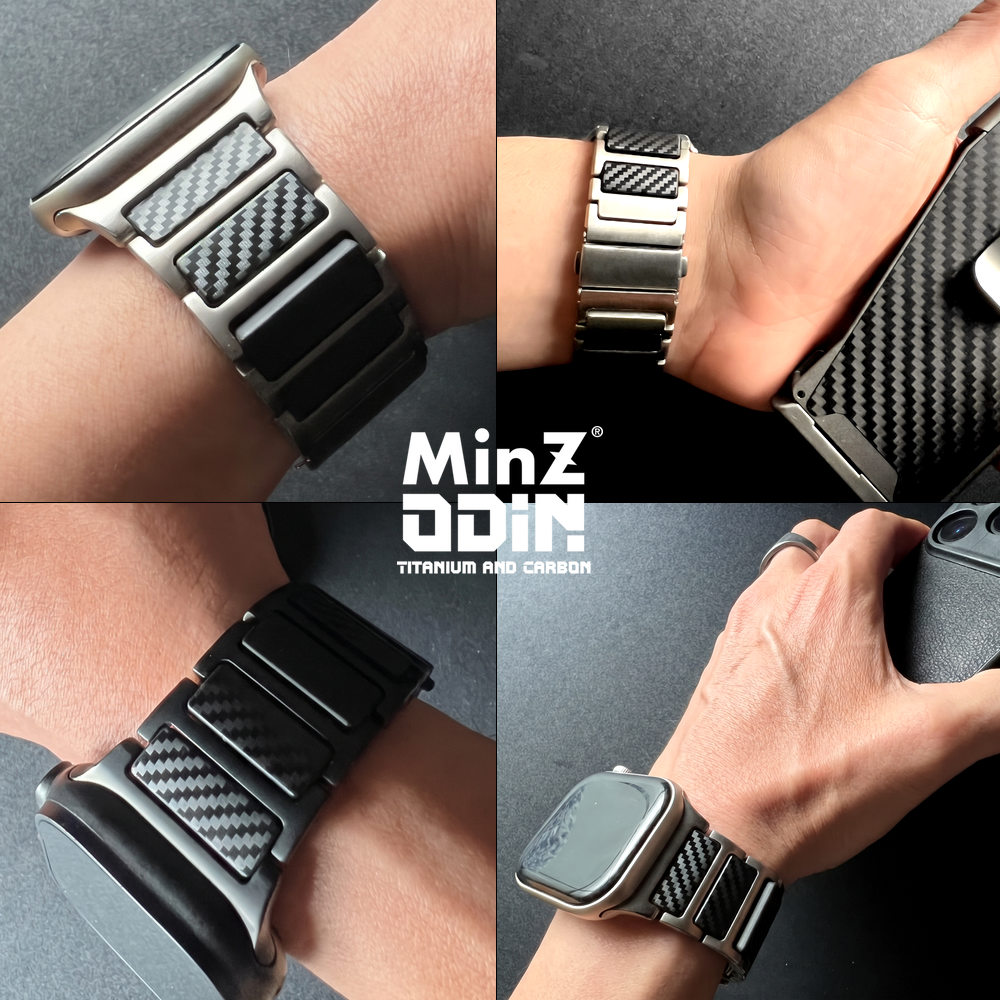 MinZ ODINを手首に着けた様子