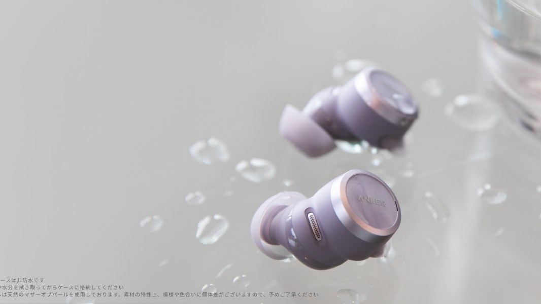 Anker Liberty Buds 2（グレイッシュパープル）のイヤホン本体