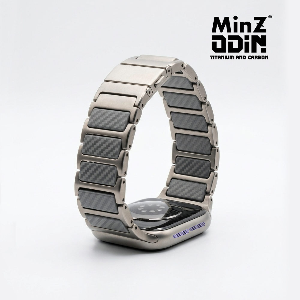 MinZ ODIN ナチュラルチタン×ブラックカーボン