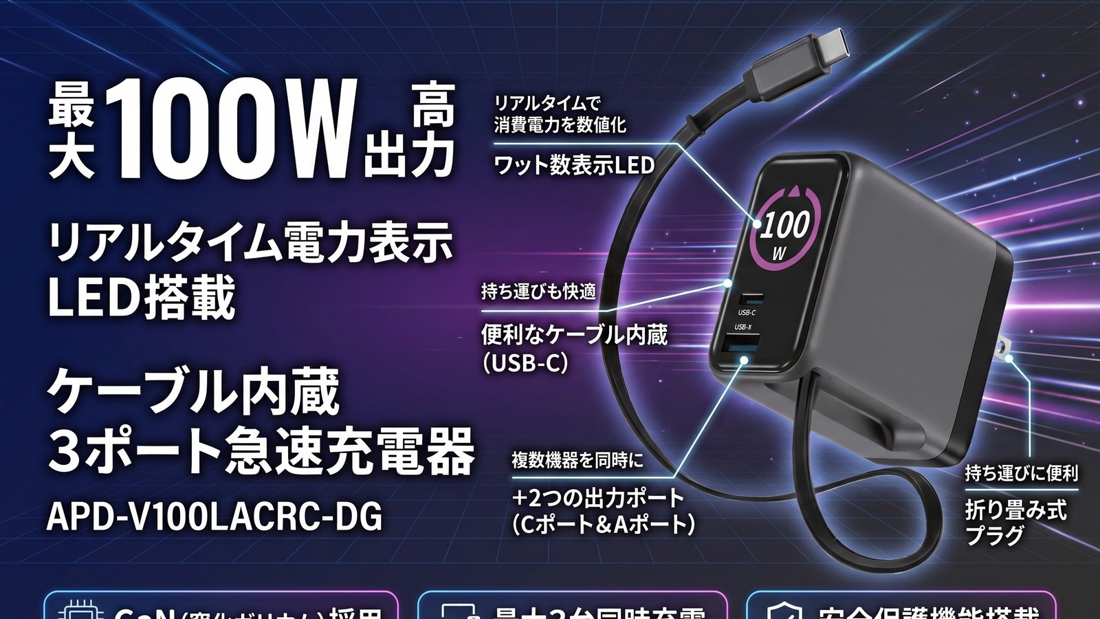 アドテック APD-V100LACRC-DG