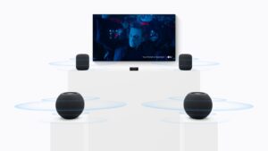 HomePod mini 2とApple TV 4K（第4世代）のホームシアター構成